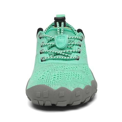 Detalle de SAGUARO Barefoot zapatillas trail running minimalistas para niños y niñas (verde, 35 EU)