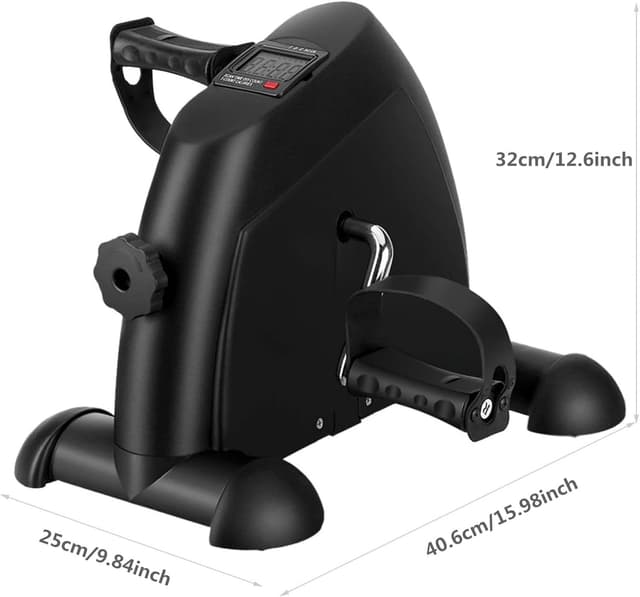 Detalle 2 de AGM Mini Exercise Bike Pedal (Under-Desk) with LCD Display for Legs and Arms