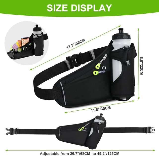 Detalle 2 de Flintronic riñonera para running