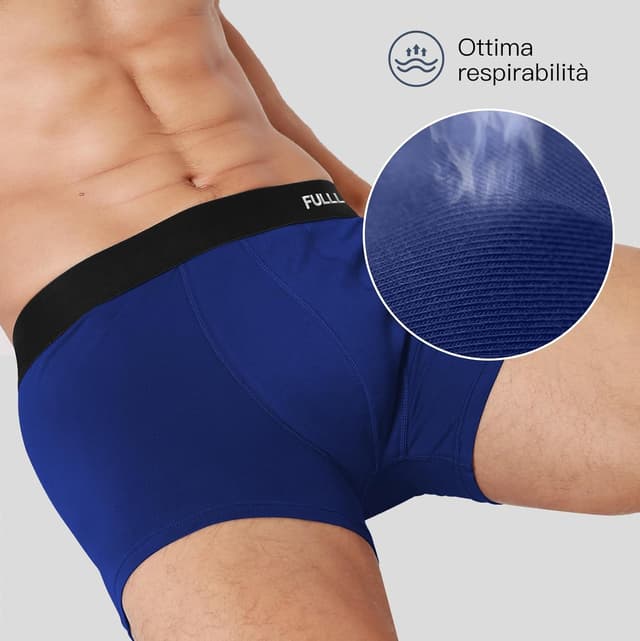 Detalle 2 de Boxer uomo in cotone 10 pezzi M-4XL