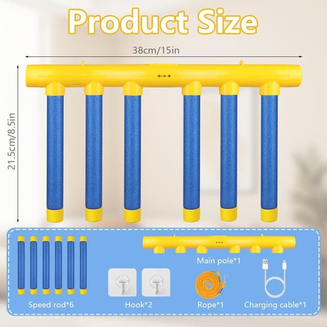 Detalle 2 de Vicloon Drop Stick Reaktionstraining 3 Geschwindigkeiten