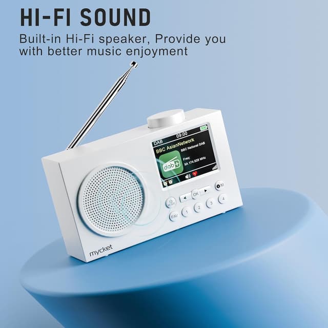 Thumbnail 3 de Mycket Portatile DAB/DAB+ Radio 40 Preset
