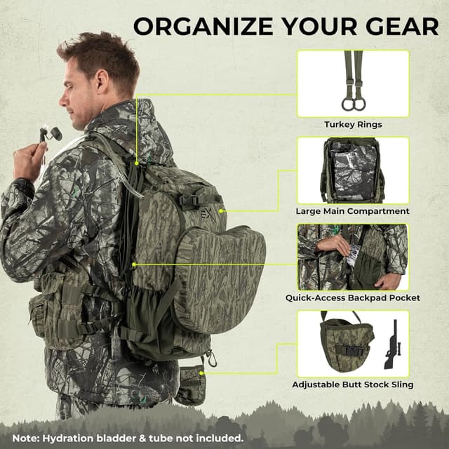 Detalle de Extremus BearHauler Turkey Hunting Vest (Convertible Daypack) by KastKing