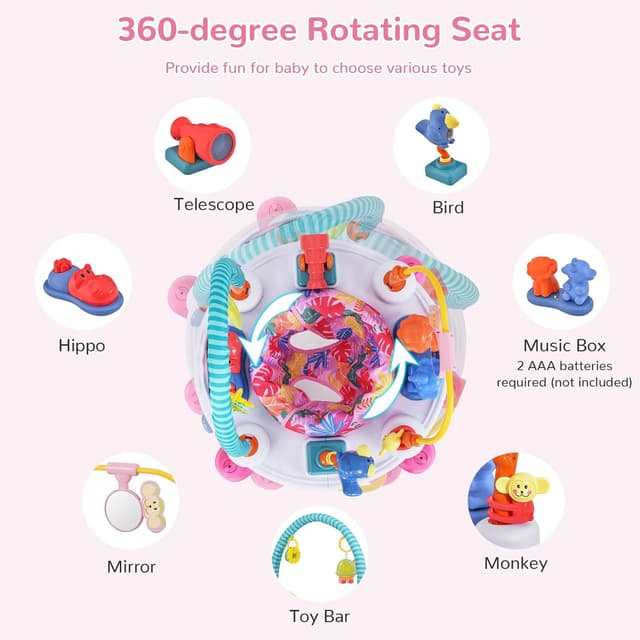 Thumbnail 3 de INFANS Baby Bouncer Activity Center 5-in-1