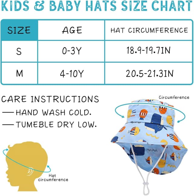 Detalle 2 de XYIYI Baby Sonnenhut mit 48-50 cm