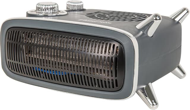 Detalle 2 de Russell Hobbs RHRETHFH1001G termoventilatore retrò orizzontale/verticale 1800 W con termostato regolabile