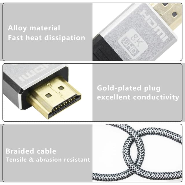 Thumbnail 4 de Riertostng HDMI 2.1 Cable 8K 2m