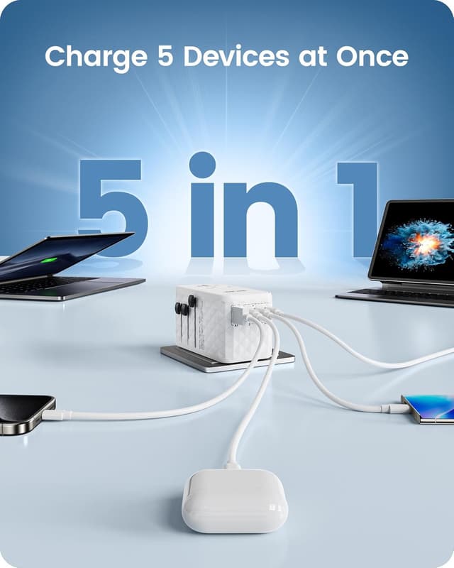 Thumbnail 5 de LENCENT 120W Reiseadapter Weltweit