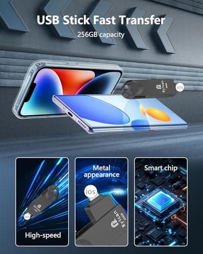 Thumbnail 5 de Ryican 256GB USB C Pen Drive 4 en 1 para iPhone