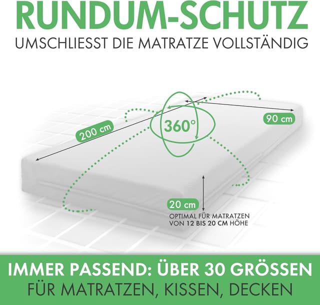 Thumbnail 1 de Welldora Milbenbezug 90×200×20