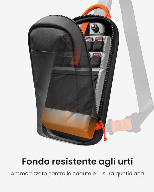 Detalle 2 de tomtoc Sling Bag Borsa per Nintendo Switch 2 3L