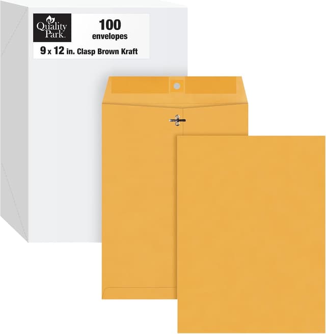 Detalle de Quality Park 9 x 12 Clasp Envelopes 100