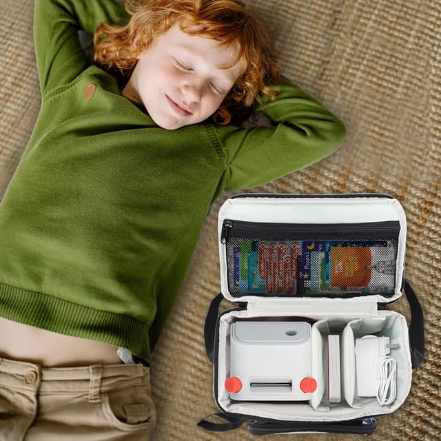 Thumbnail 6 de Annmore Carry Bag for Toniebox and Characters (Grey) – storage for audio players, cards and accessories