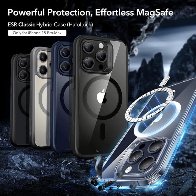 Detalle 2 de ESR Classic Clear Case for iPhone 15 Pro Max