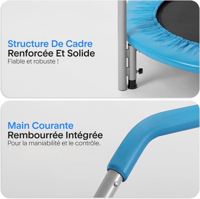 Thumbnail 5 de SereneLife Trampoline Pliable 101,6 cm Rebondisseur 🏋