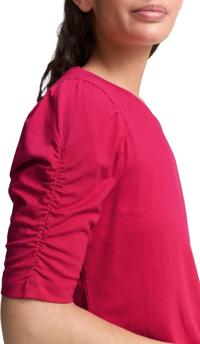 Detalle de TOM TAILOR T-Shirt Donna a maniche corte: comfort quotidiano e vestibilità comoda