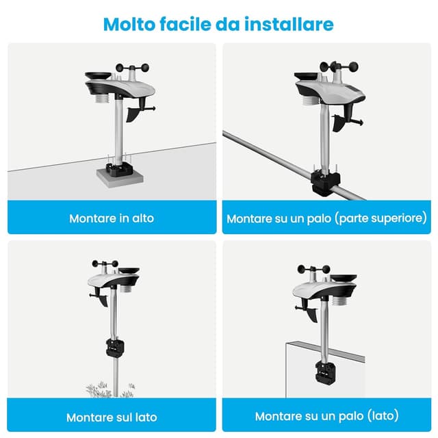 Thumbnail 4 de SAINLOGIC SA9 Stazione Meteo WiFi