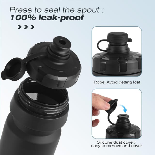Detalle 2 de Bike water bottle holder combo 650ml