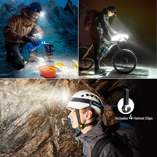 Thumbnail 8 de Blukar Linterna Frontal Recargable LED – 10 Modos 🏕