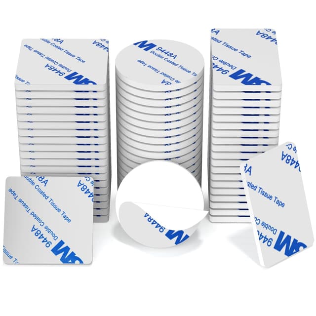 Detalle de HOMMAND Pads Biadesivo Extra Forte in schiuma EVA (60 pezzi) per casa, ufficio e auto