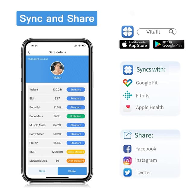 Thumbnail 3 de Homebuds Smart Body Fat Scale 28st