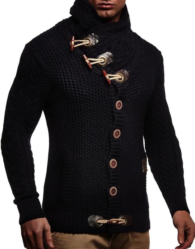 Thumbnail 6 de Cardigan Leif Nelson LN4195 pour homme ⚖