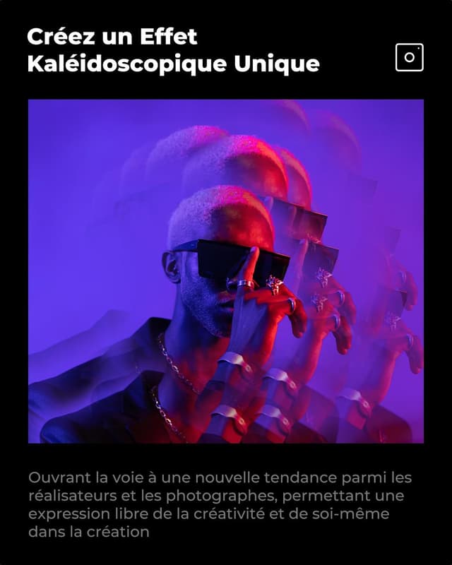 Detalle de K&F CONCEPT filtre kaléidoscope à prisme Ø77 mm (effets spéciaux) pour photographie d’art