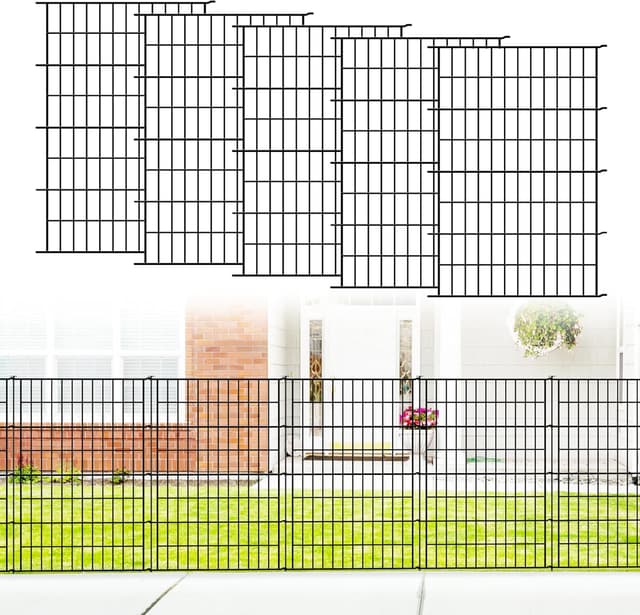Thumbnail 6 de Thealyn Garden Fence 81cm H 71cm W — 9 panels + gate