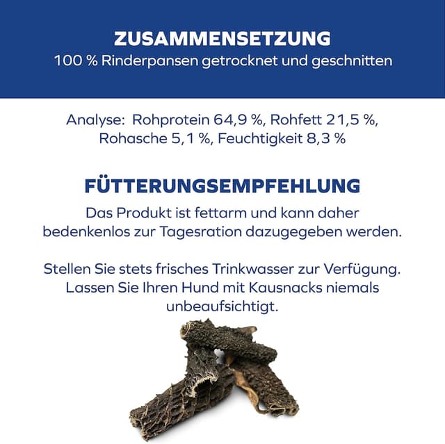 Thumbnail 5 de Tiernahrung Schwenner Rinderpansen 1000 g