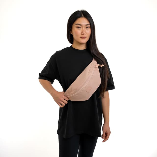 Detalle de Johnny Urban Marsupio Erik Large idrorepellente unisex rosa (uomo e donna) con 3 tasche