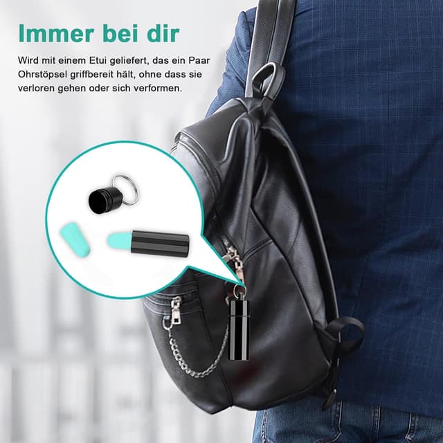 Thumbnail 6 de SURFOU Tapones oídos 60 pares para dormir