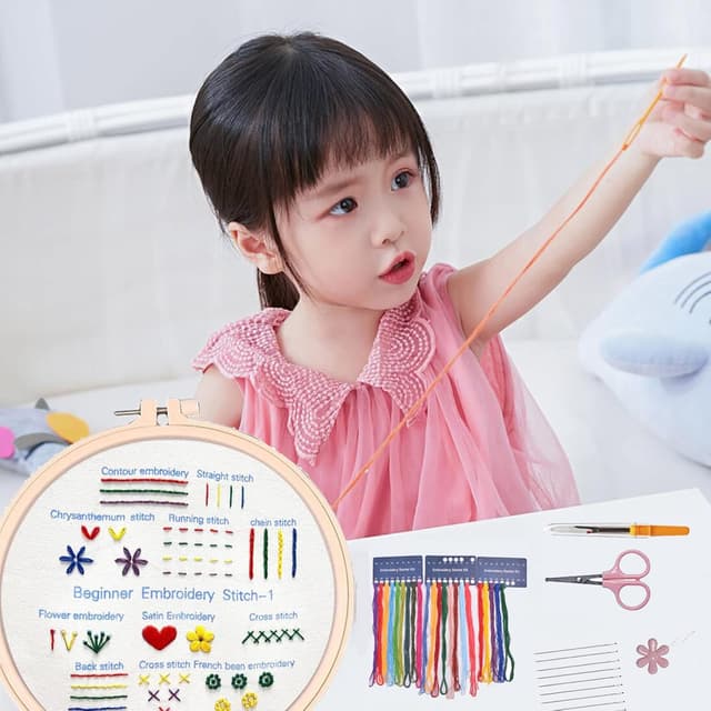 Thumbnail 4 de VINTAGE EMBROIDERY V.E Anfänger Stickerei-Kit