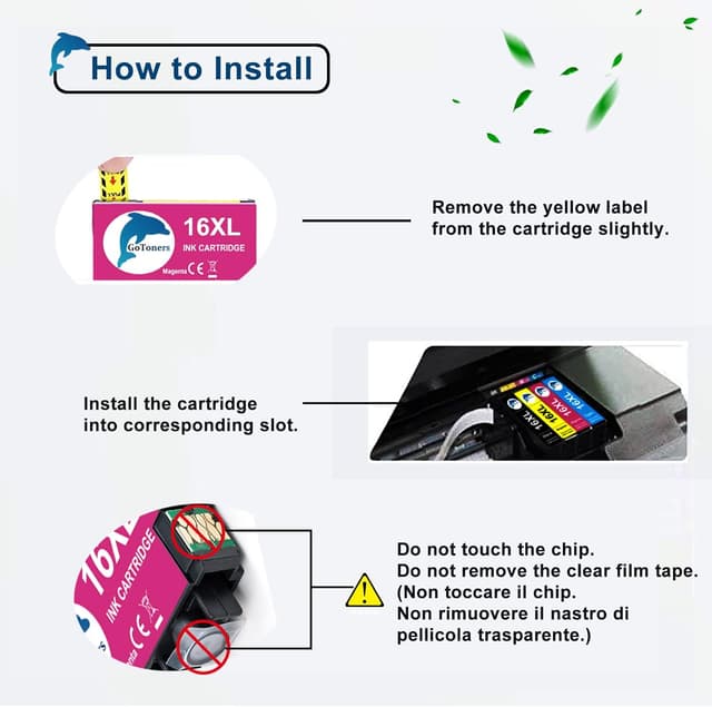 Thumbnail 6 de GoToners 16XL 10er Pack kompatible Tintenpatronen đź–¨