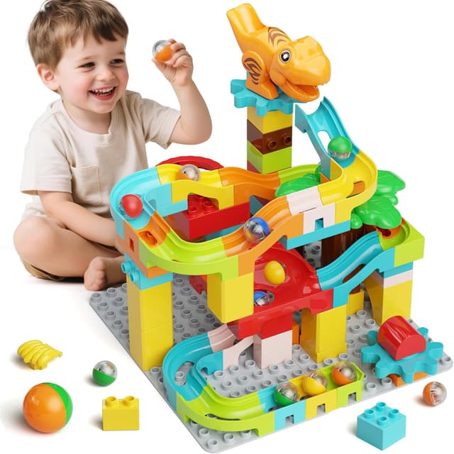 Thumbnail 6 de Murmelbahn Bausteine Dinosaurier 67 Teile 🧩