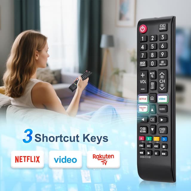 Detalle 2 de YOSUN Samsung TV remote BN59-01315B IR