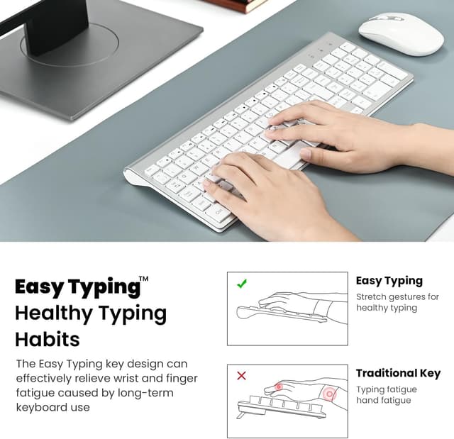 Thumbnail 6 de cimetech Wireless Keyboard Mouse Combo UK layout — Ultra‑thin set