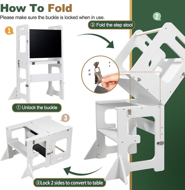 Thumbnail 2 de labebe Torre montessoriana 3‑in‑1 per bambini
