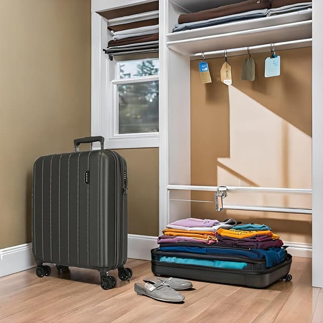 Detalle 2 de Movom Wood maletas juego 217L Rojo