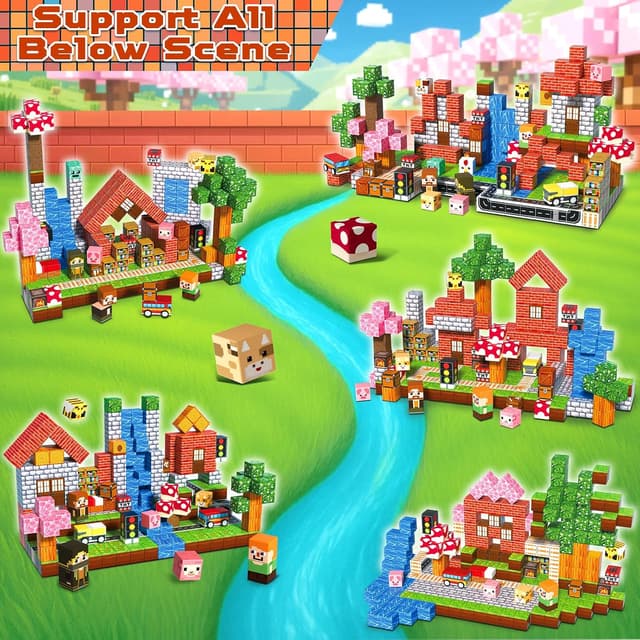 Detalle de Annexfun Magnetic Blocks 300PCS STEM