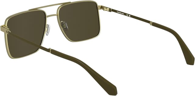 Detalle 2 de Calvin Klein Jeans CKJ25201S occhiali da sole in stile aviator con lenti marroni