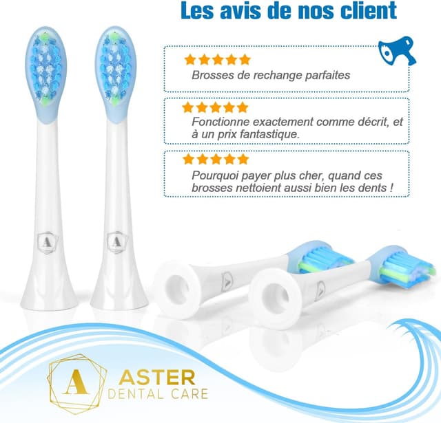 Thumbnail 4 de Aster Dental Care Têtes de rechange 16 🪥