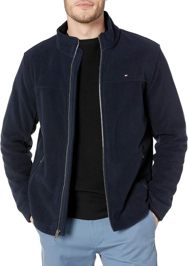 Detalle de Tommy Hilfiger Classic Zip Front Fleece Jacket