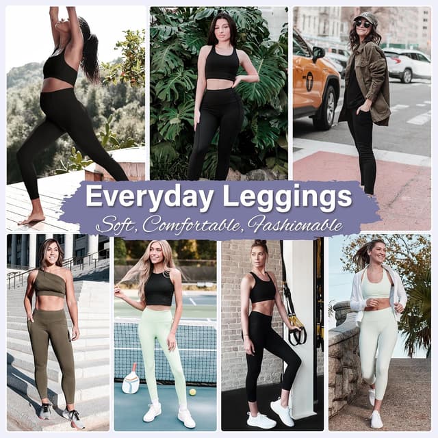 Thumbnail 5 de 3 Pack Leggings with Pockets 3-Pack