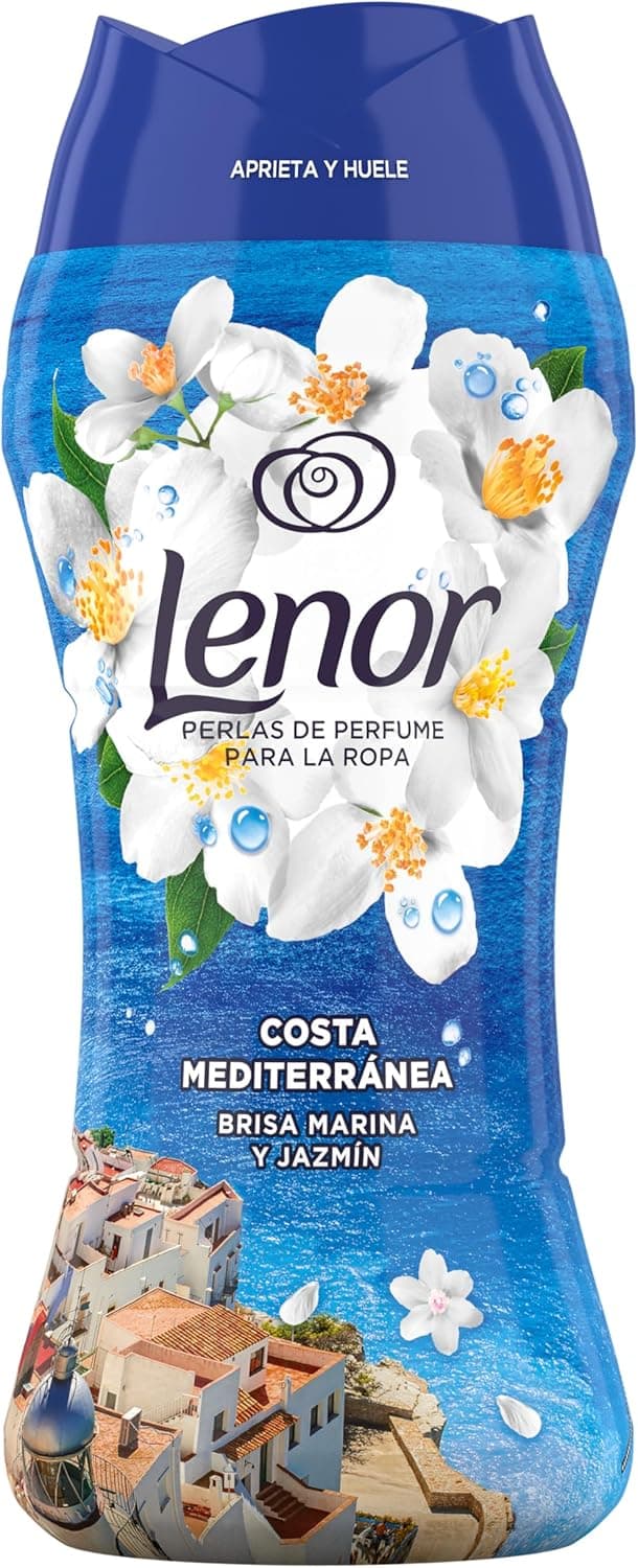 Detalle de Lenor Perlas De Perfume 89 lavados Brisa Marina y Jazmín
