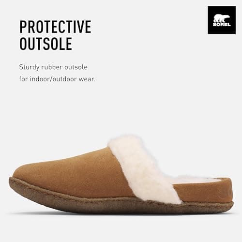 Detalle de Sorel NAKISKA SLIDE II Pantuflas Mujer 🖤