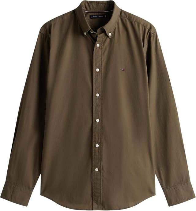 Detalle de Tommy Hilfiger Camisa Verde Regular Fit