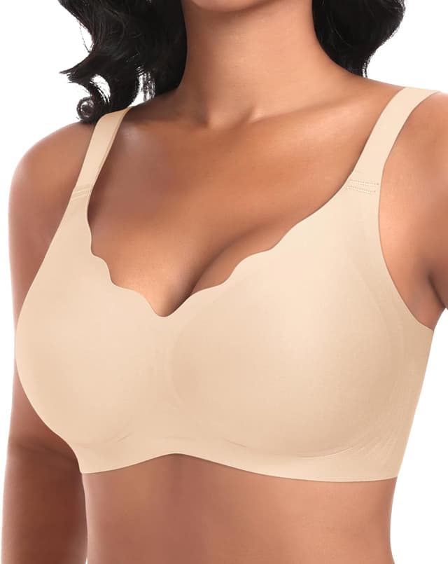 Detalle de Ganado seamless non-wired push up bra with wireless support and extra extender