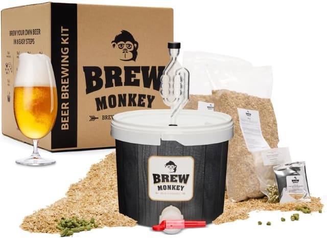 Detalle de Brew Monkey Kit per fare la birra bionda Bionda – Kit base da 5 L (6,4% vol.)