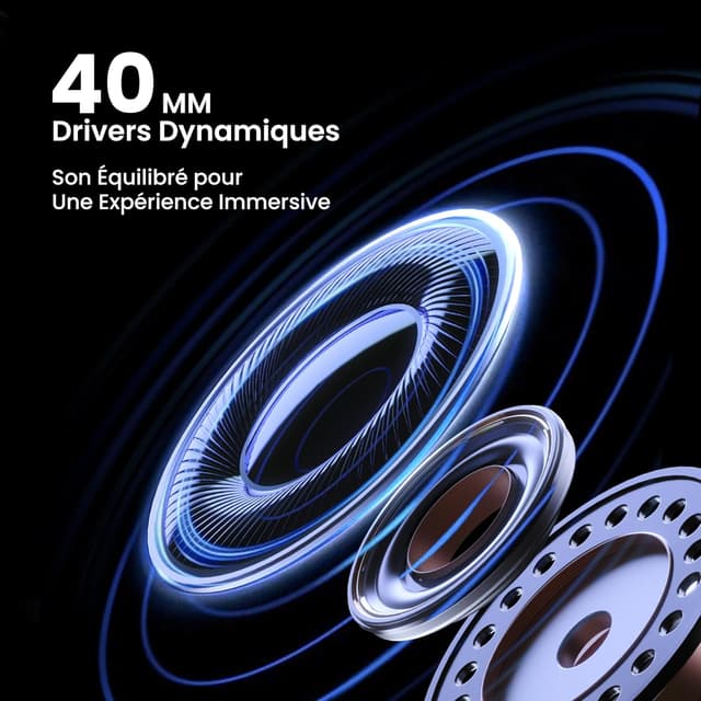 Detalle de KIWI design K4 Duo : sangle audio avec batterie pour Meta Quest 3/3S