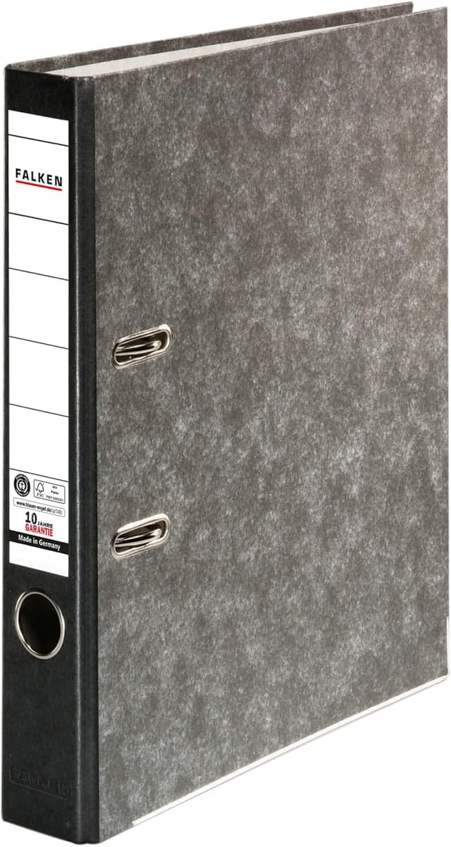 Detalle de Original Falken Recycling-Ordner Wolkenmarmor 5 cm